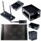 Dacasso Black Bonded Leather 9-Piece Desk Set DF-1409 - alternate 2